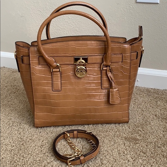 Michael kors croc Hamilton - Picture 1 of 16